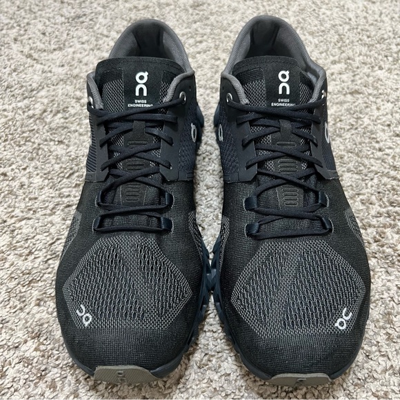 On Cloud X Men's Running Shoes Black/Asphalt 40.99706 Size 10.5 - Picture 2 of 14